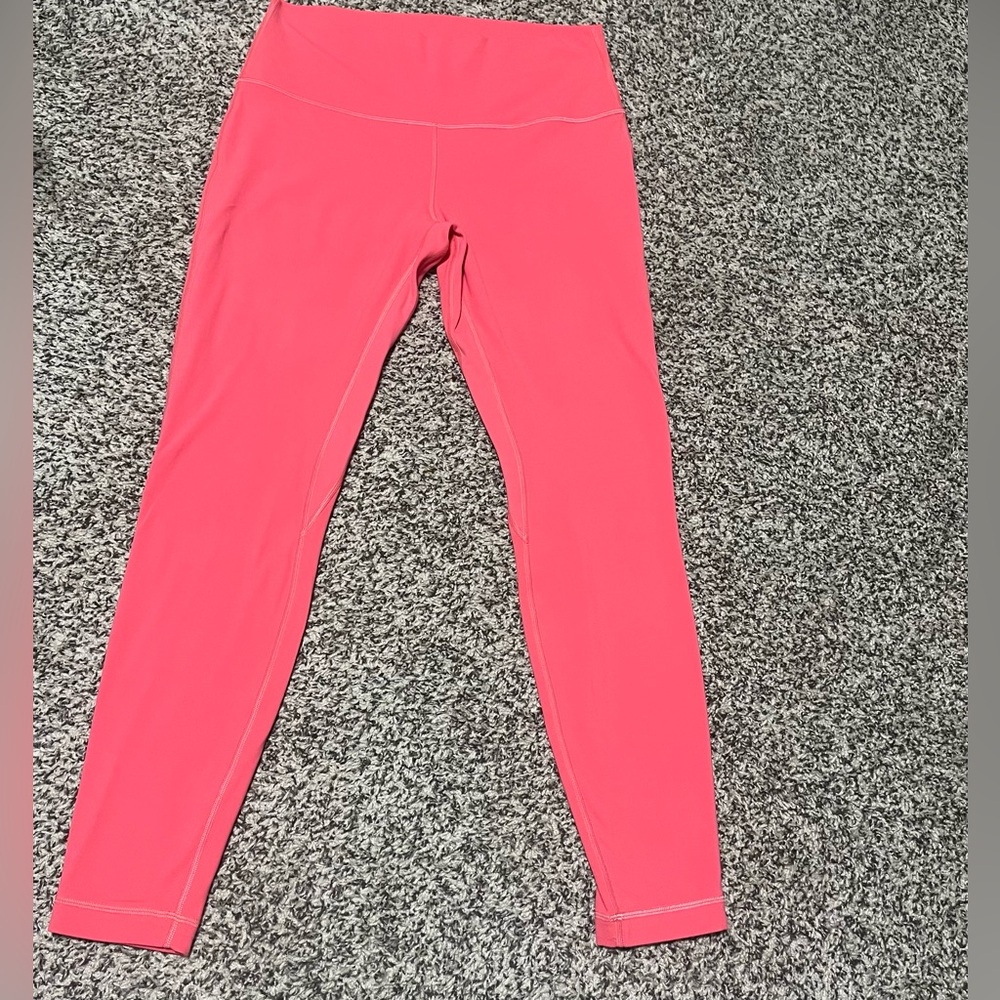 (NWOT) Lululemon Athletica Coral Leggings High-Rise Sz 12